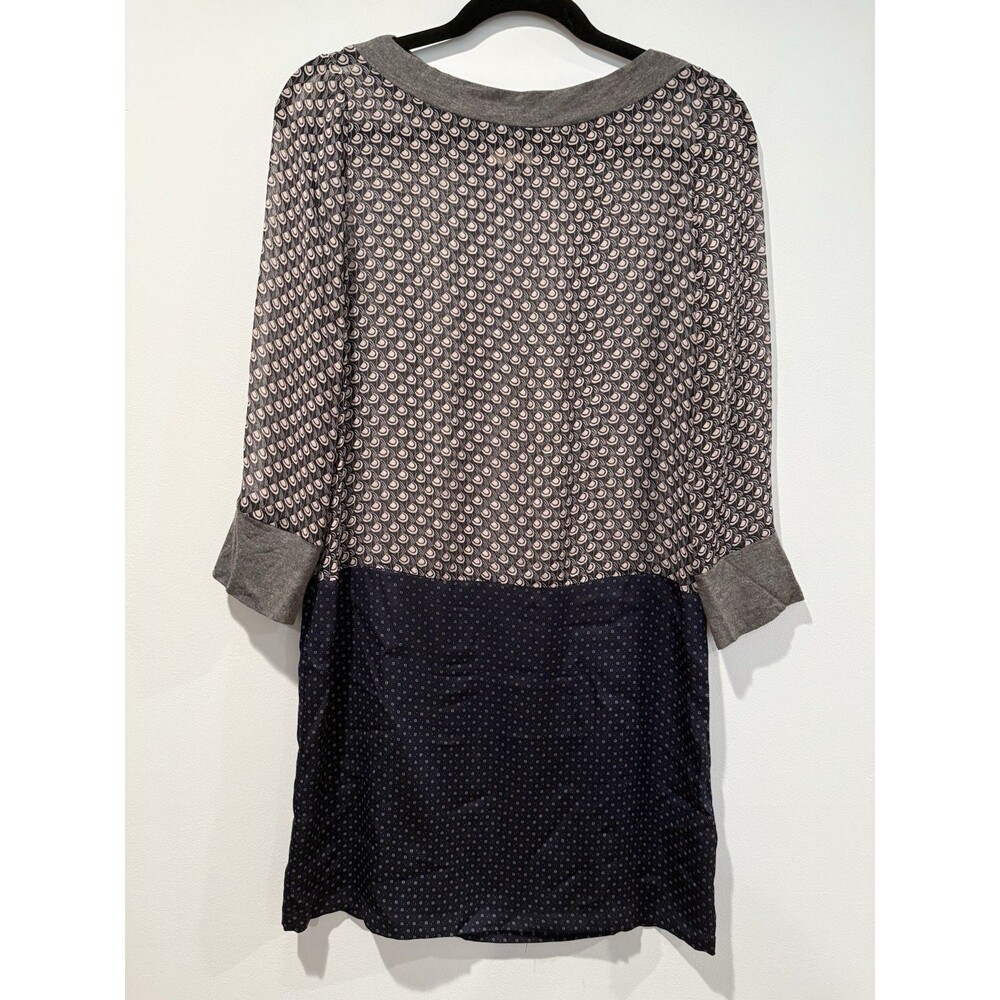 Rozae Nichols Dress Womens XS Sheer Dainty 100% Silk Quiet Luxury Retro Mod